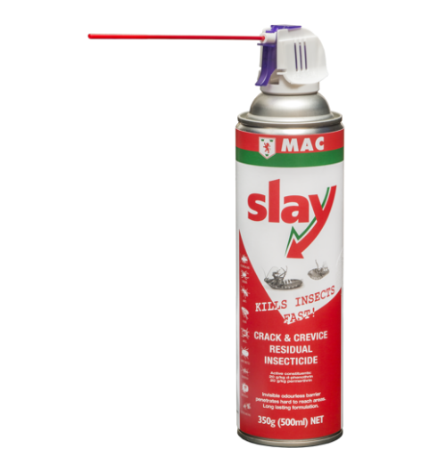 INSECTICIDE MAC SLAY CRACK AND CREVICE 500ML CAN