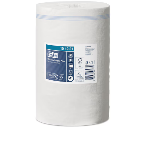 PAPER TOWEL MINI CENTREFEED TORK WIPING PAPER 101221 2 PLY 75M ROLL