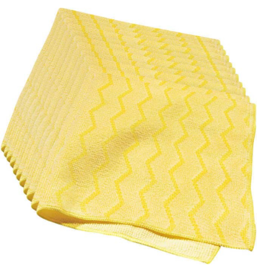 RUBBERMAID LIGHT MICROFIBRE COMMERCIAL CLOTH YELLOW