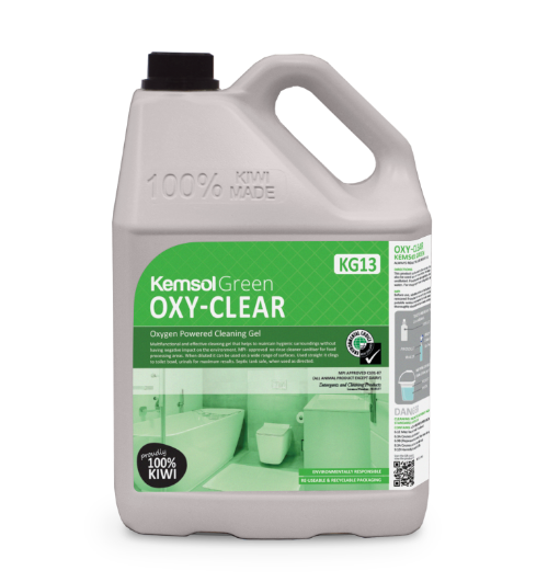 BLEACH OXY CLEAR THICKENED PEROXIDE KEMSOL GREEN 5L