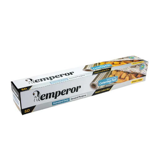 TIN FOIL CATERING EMPEROR STANDARD DUTY DISPENSER 450MM X 150M