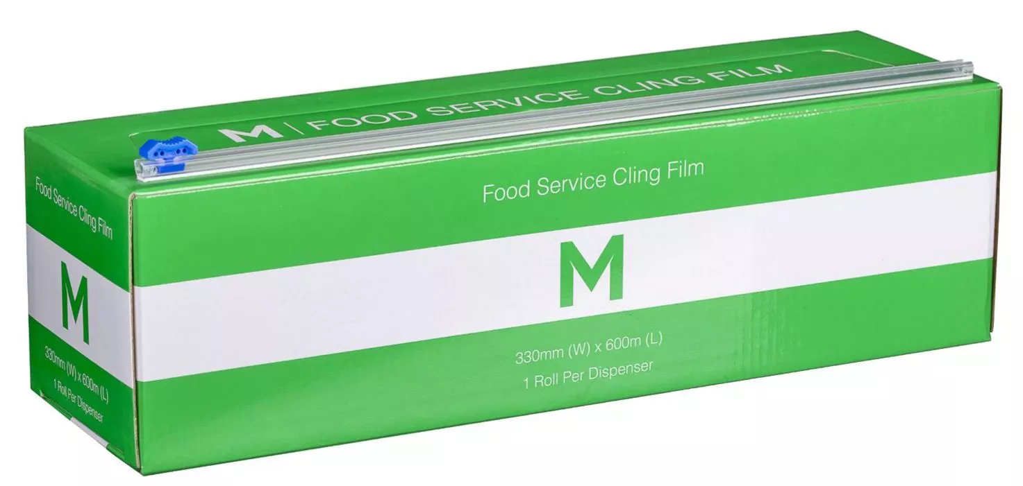 MATTHEWS CLING FILM FOOD SERVICE DISPENSER MATTHEWS 9 MICRON 330MM X 600M PER ROLL