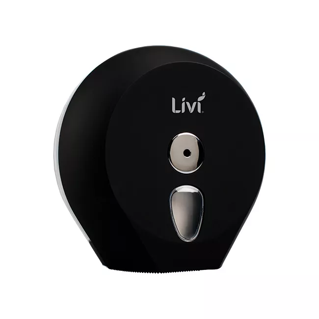 TOILET TISSUE DISPENSER LIVI D756 BLACK JUMBO SINGLE FREE ON LOAN