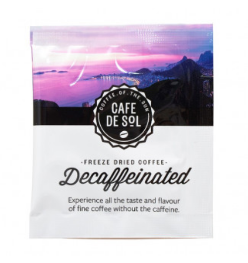 COFFEE DECAFE CAFE DE SOL SACHETS 500/CTN