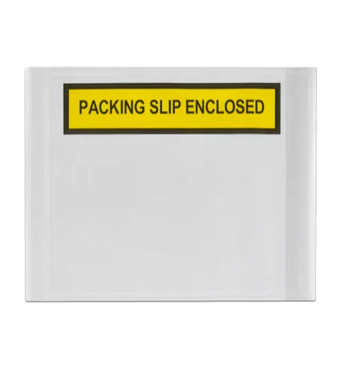 LABELOPE PACKING SLIP ENCLOSED 115 X 150MM SELF ADHESIVE DOCUMENT POUCH BOX 1000