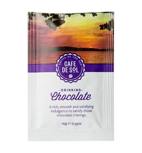 DRINKING CHOCOLATE CAFE DE SOL HOT CHOCOLATE SACHETS 300/CTN