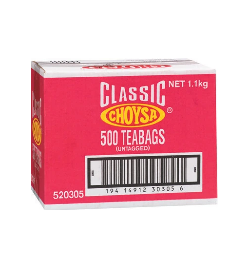 TEA BAGS CHOYSA CLASSIC 520305 BOX/500