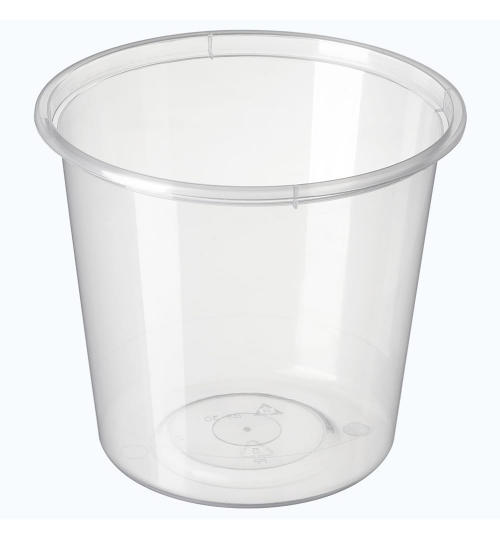 CONTAINER BONSON BS-30 PLASTIC ROUND CLEAR 700ML 50/SLV