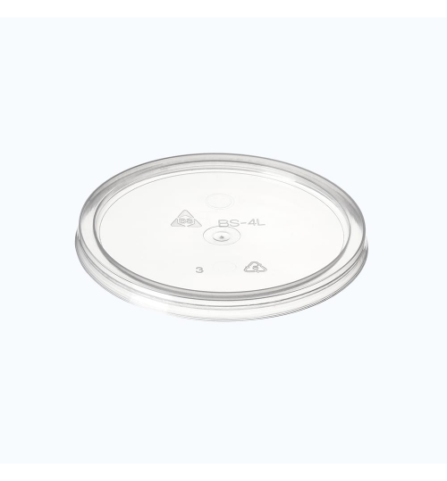 CONTAINER LID TO FIT BONSON BS2 - BS4 ROUND SMALL CLEAR 50/SLV