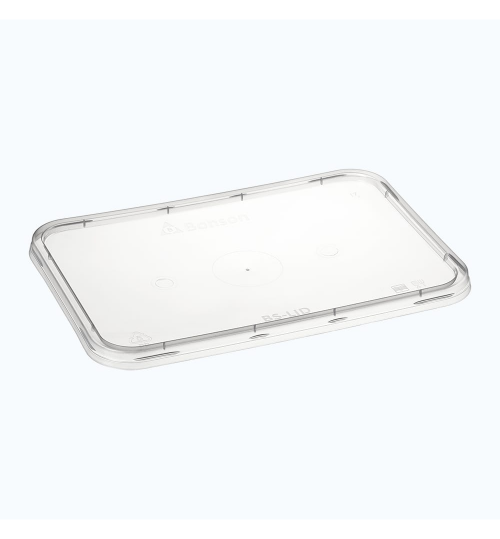 CONTAINER LID TO FIT BONSON BS-500-BS-1000A RECTANGULAR CLEAR 50/SLV
