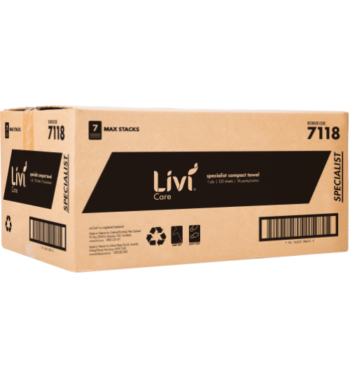 PAPER TOWEL COMPACT LIVI CARE 1PLY 2160/CTN
