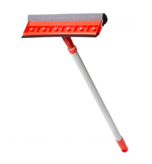 SQUEEGEE WINDOW CLEANER WITH EXTENDING HANDLE