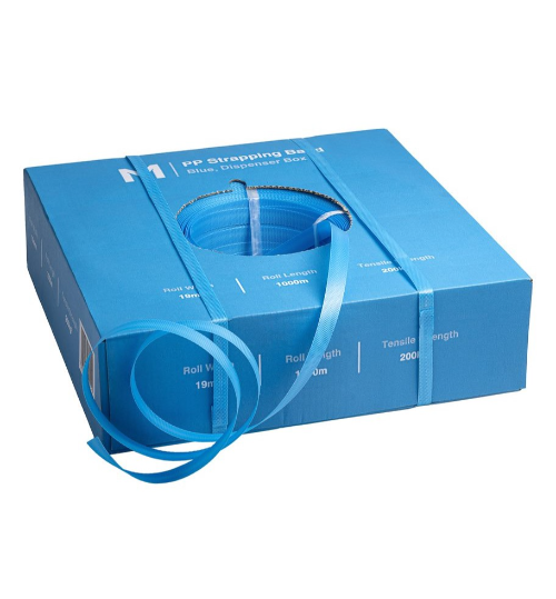 HAND STRAPPING MATTHEWS BLUE 19MM X 1000M 200KG