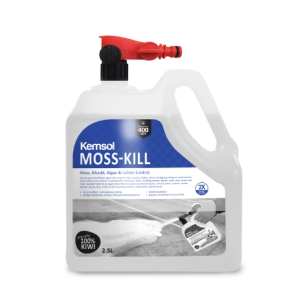 MOSS MOULD AND MILDEW KILLER MOSS KILL DOUBLE STRENGTH SPRAY APPLICATOR 2.5L
