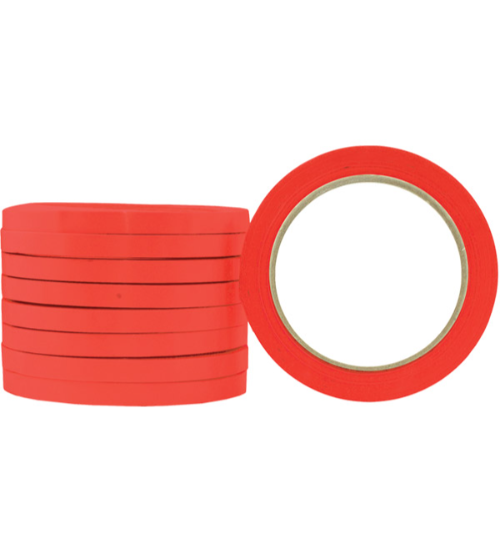 BAG NECK SEALING TAPE VINYL BAG RED 9MM