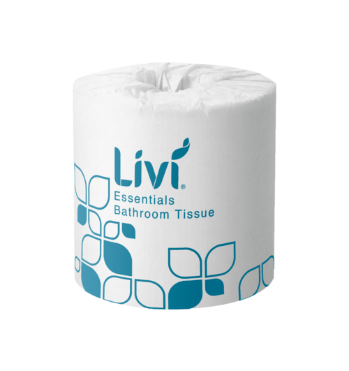 TOILET TISSUE LIVI 1001 ESSENTIALS INDIVIDUALLY WRAPPED 400 SHEET 2 PLY 48/CTN