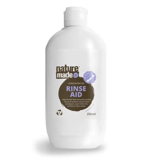 DISHWASHER RINSE AID NATURE MADE AUTOMATIC CONCENTRATE 250ML