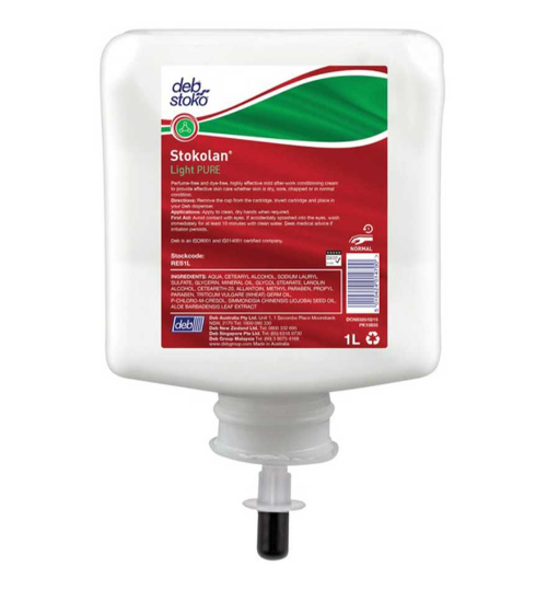 HAND SKIN CONDITIONING CREAM STOKOLAN LIGHT PURE 1L