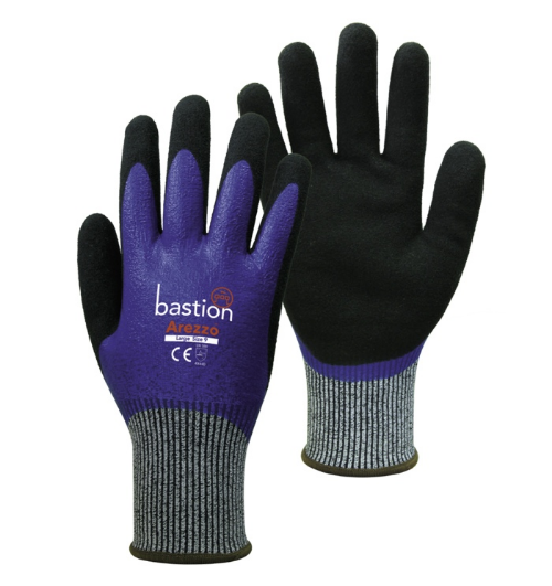 INDUSTRIAL GLOVES BASTION AREZZO CUT5 HPPE XXL EXTRA EXTRA LARGE 12PAIRS/PACK