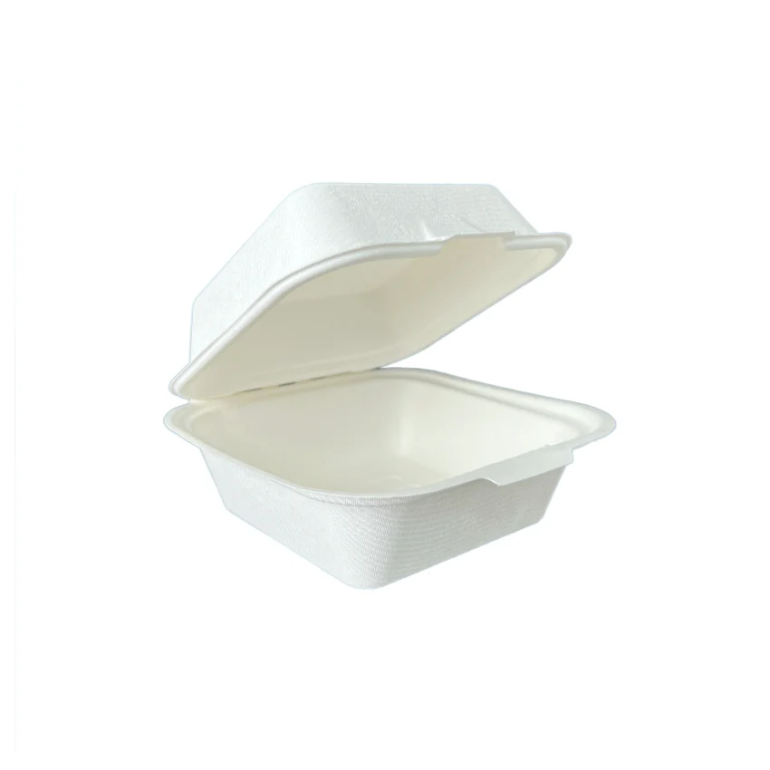 CLAMSHELL BURGER GREEN CHOICE WHITE REGULAR 50/SLV